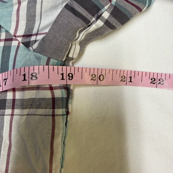 KÜHL Lexi Long-Sleeve Shirt Women’s Medium Gray–Green Plaid UPF 30 EUC - Picture 12 of 12